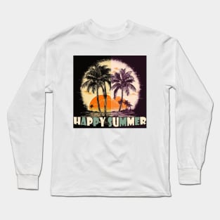 Happy Summer Long Sleeve T-Shirt